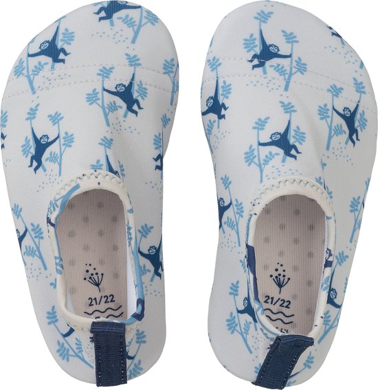 Fresk Zwemschoenen 29/30 -UV 50-bescherming – Antislip Strandschoenen – Quick Dry – Waterschoenen voor Kinderen – Elastische Pasvorm Jongens - Creme - Monkey