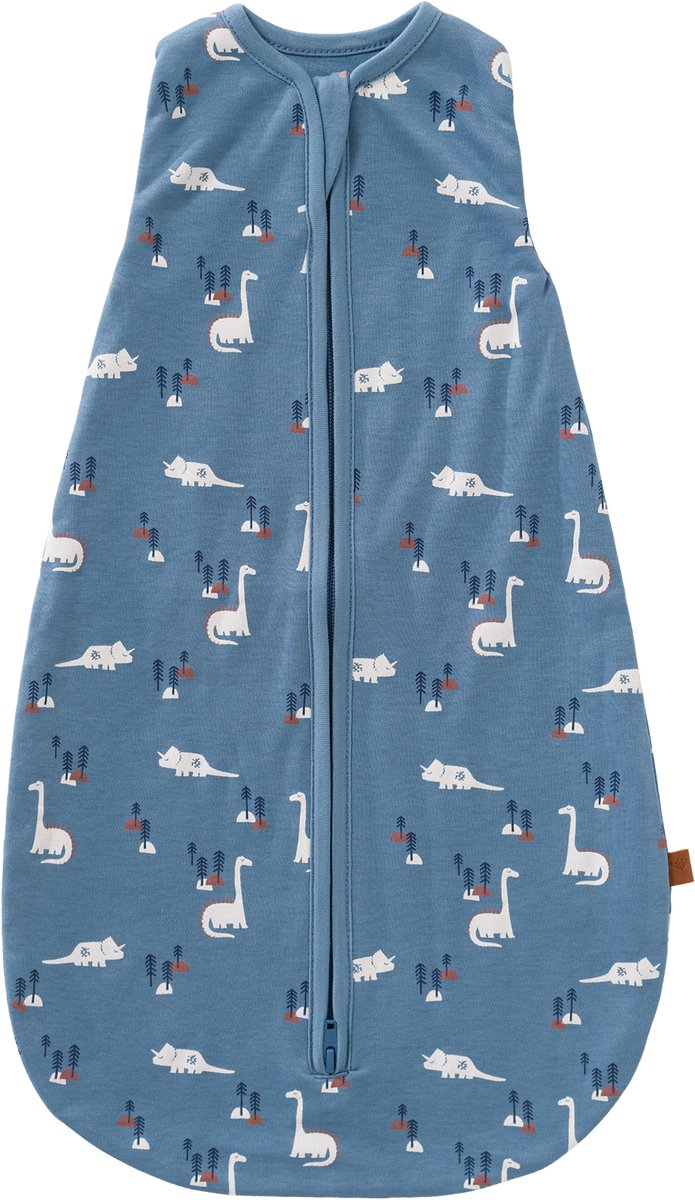Fresk Zomerslaapzak – Zomerslaapzak – 1.1 TOG – Slaapdeken - Blauw - Dino