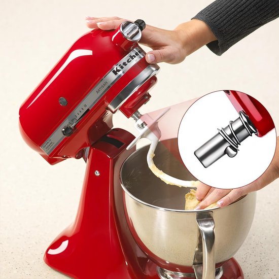 RVS Veer en Wasmachine Set - Mixer Onderdelen - Apparaten Repareren - Snel Installeren - 6 Stuks - Zilver van Merkloos — afbeelding 2