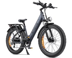 ENGWE E26 ST Elektrische fiets 26 inch Elektrische Fatbike 250W 70Nm 48V 16Ah 140 km Actieradius Shimano 7V Schijfremmen Aluminium E-bike 25 km/u Stad Offroad Sneeuw Strand Berg, Zwart