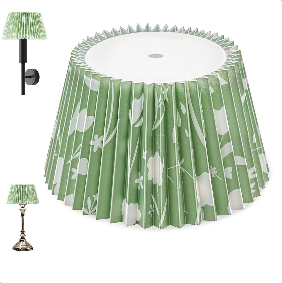 Boho Stijl Glazen Lampenkap in Groen voor Slaapkamer, Woonkamer en Hal - Moderne Decoratie
