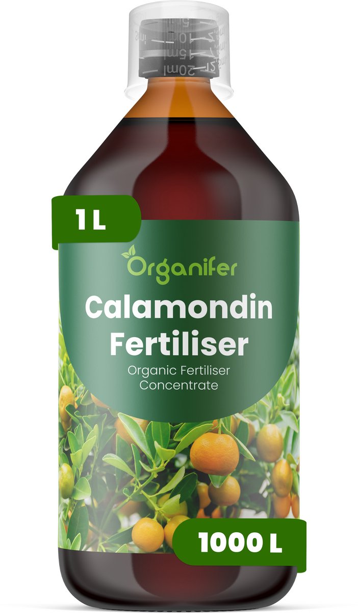 Vloeibare Meststof Voor Calamondin 1 L Voor 1000 L - Npk 2-1-8 - Calamondin Citrus - Krachtige Groei - Bloei - Vruchtzetting - Rijke Oogst - Sterk Wortelstelsel - Stressbestendi - Lange Bloeiperiode - Organifer