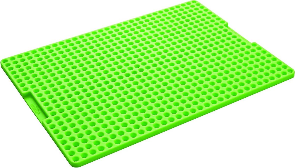 Crispy Mat Bakmat - Siliconen Mat Oven - Gerechten Bakken - Vet Afvoerend - 410 x 295 mm - Groen