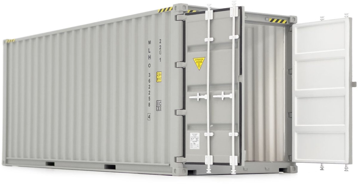 MarGe Models zeecontainer 20 ft, schaal 1 op 32