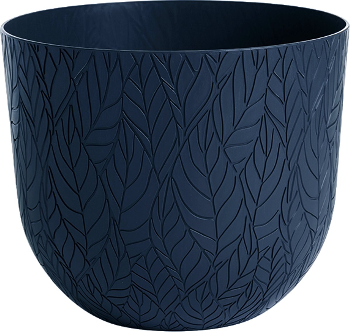 Elezza Leaf Tondo Bloempot Ø30 x H25 cm - Donkerblauw