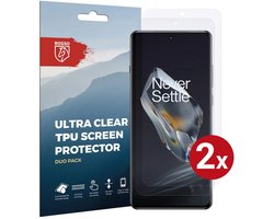 Rosso Screen Protector Ultra Clear Duo Pack Geschikt voor OnePlus 12 | Folie | 2 Stuks
