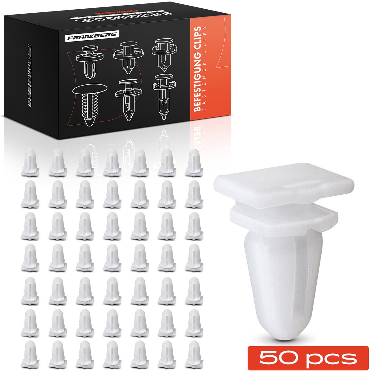 Frankberg 50x Bevestigingsclips voor BMW 3er E21 E30 E36 7er E23