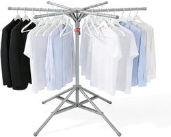 Droogmolen met Voet voor Camping & Thuis - Wasrek Staand - Droogrek Inklapbaar - praktisch