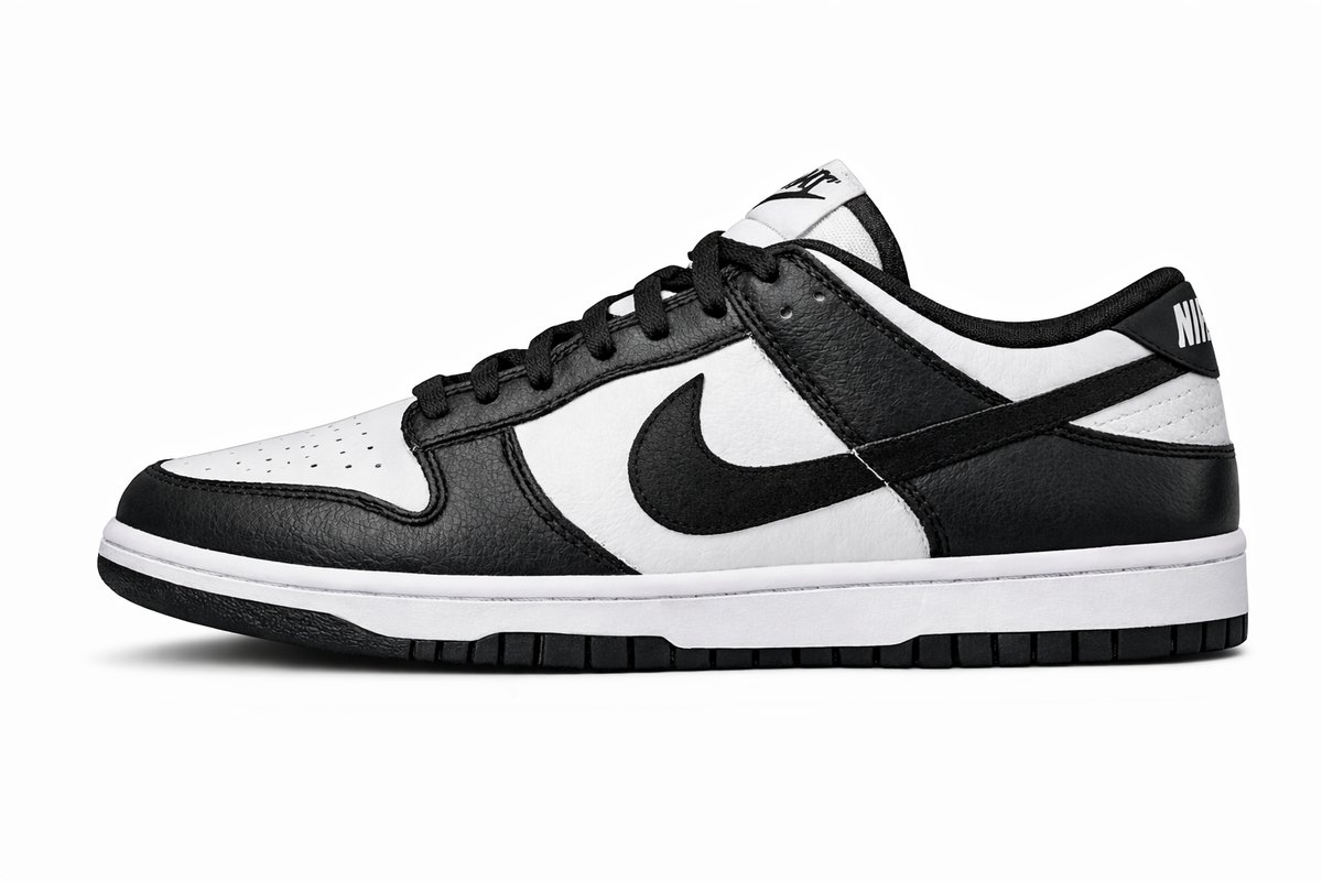 Nike Dunk Low Leather Nike By You – Sneakers Heren Zwart