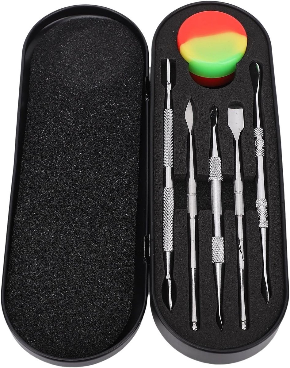 6-delige set voor het sculpturen van was met diverse tools voor creatieve projecten