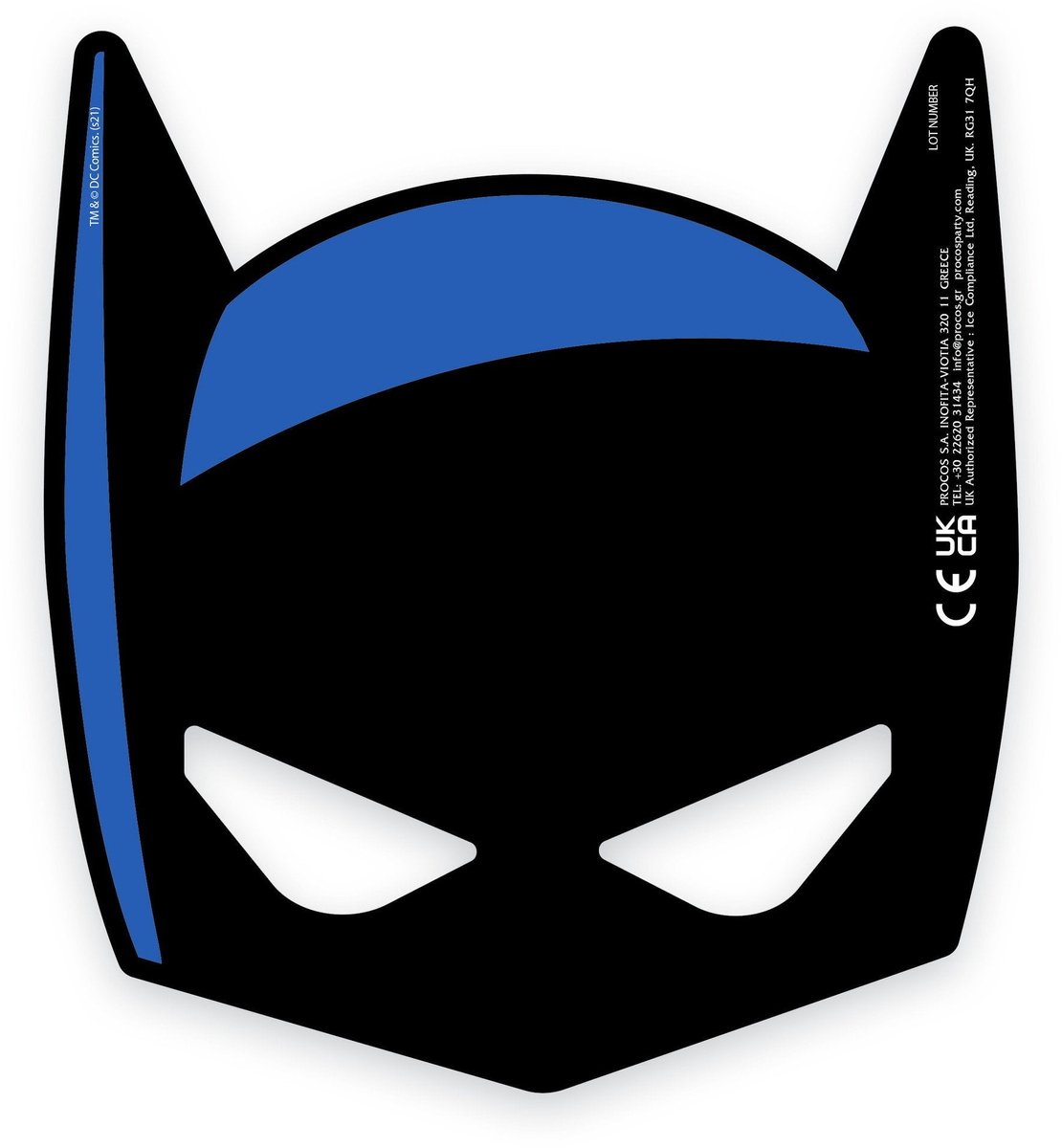 Gezichtmasker Batman (6st)