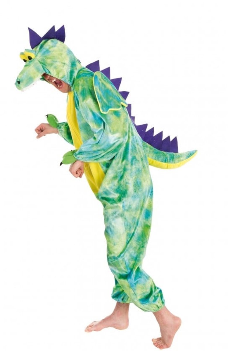 Groene Draken Onesie Volwassenen