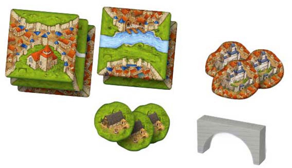 999 Games - Carcassonne: Burchten & Bruggen - Uitbreiding 8 - Nieuwe Versie - NL - EN — afbeelding 10
