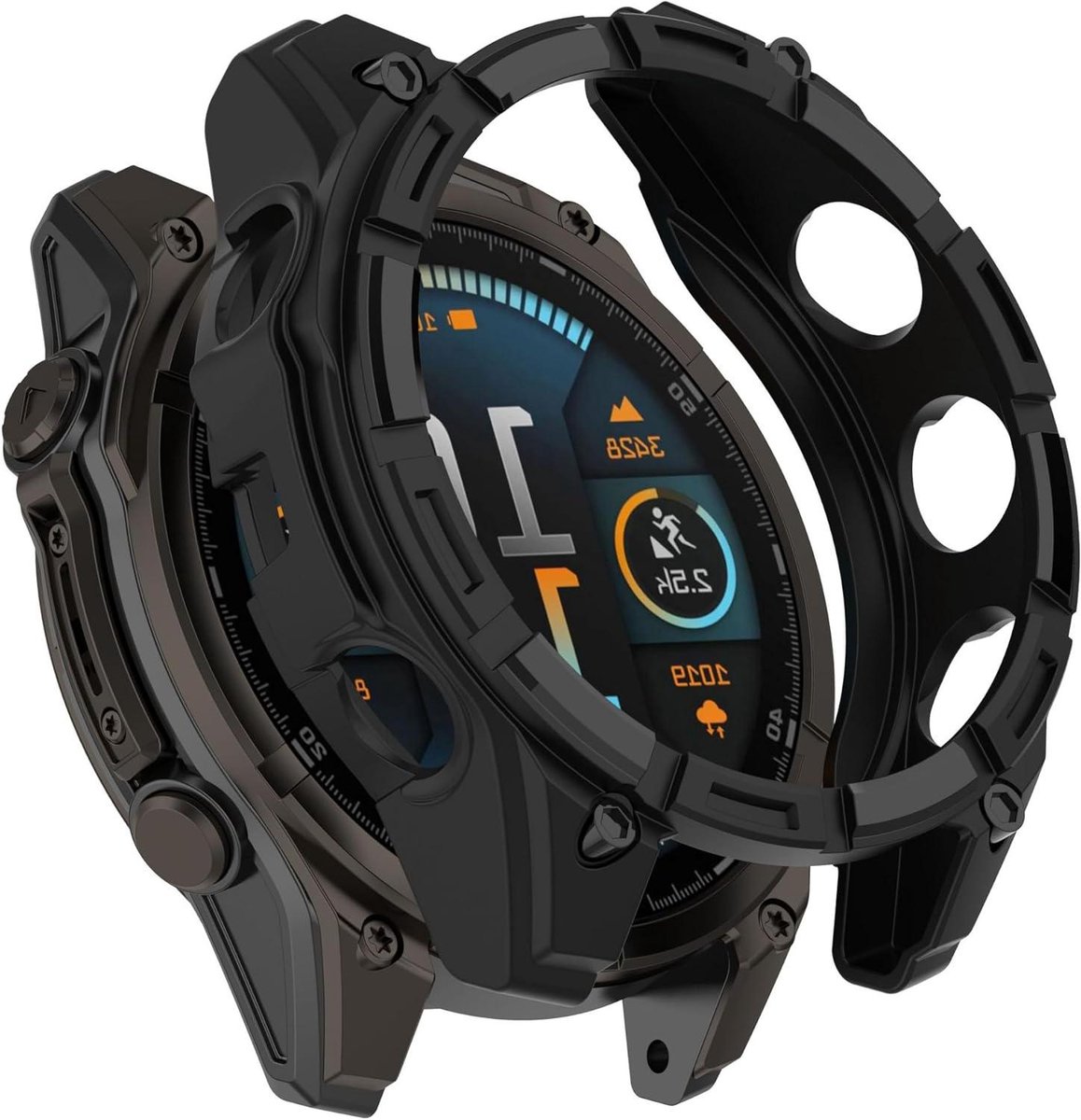 Horlogehoes - Beschermhoes - Dagelijks Gebruik - Schokbestendig Ontwerp - 51mm - Zwart