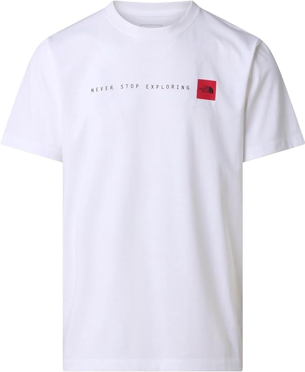 The North Face Never Stop Exploring Regular S/S Tee Heren Wit