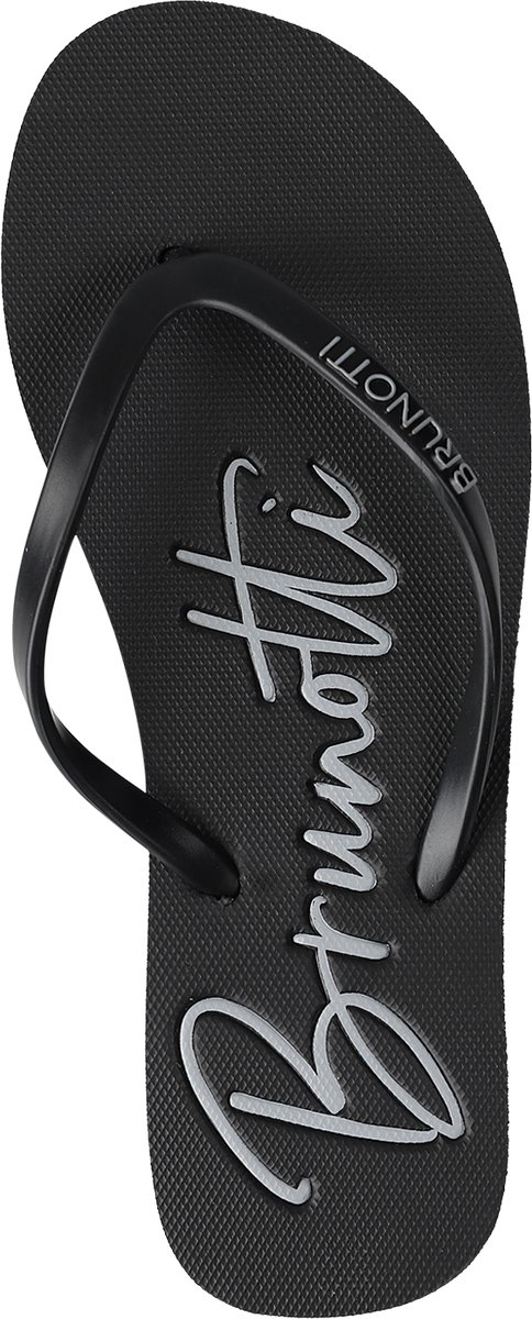 Brunotti Logo Teenslippers Dames Slippers Zwart