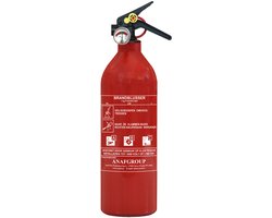 ABC brandblusser 1 kg - met manometer en houder - 0029 ABC - CE