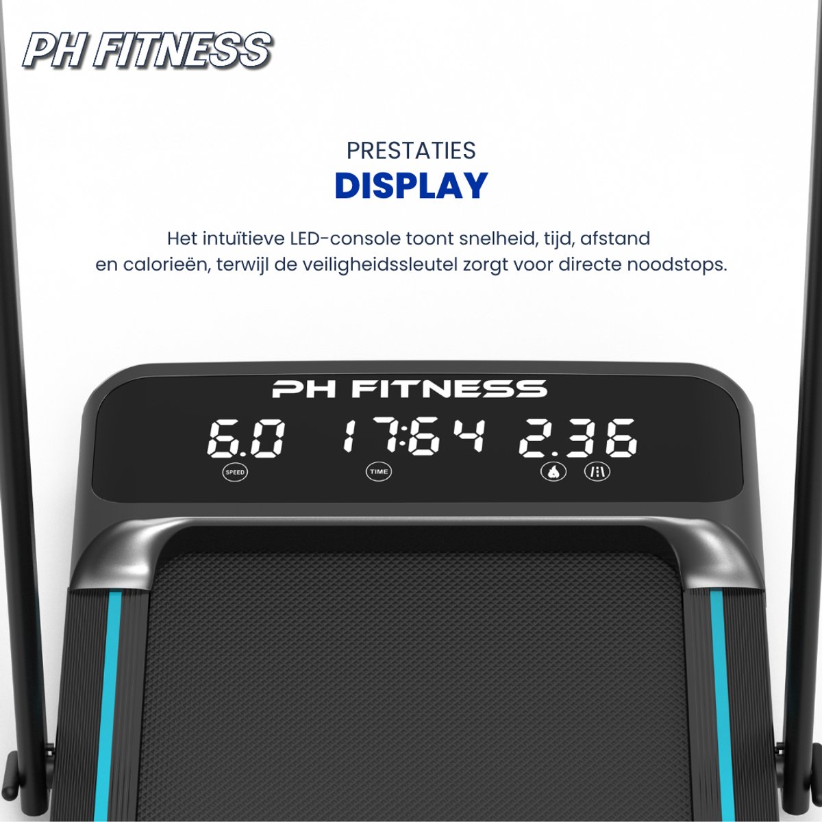PH Loopband 1.5PK Inklapbaar met Bluetooth Zwart - afbeelding 2