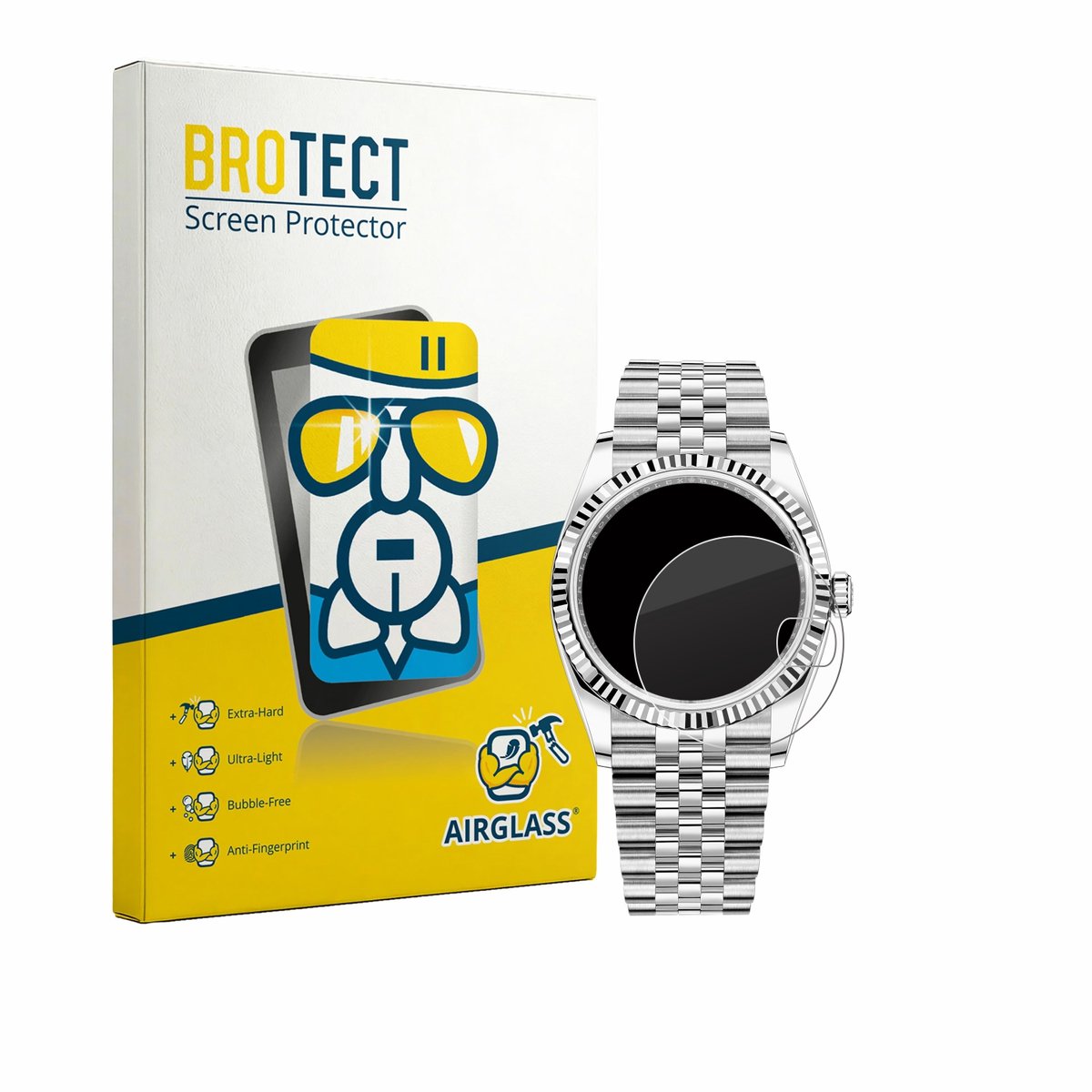 Screenprotector voor Rolex Datejust 36 Beschermglas transparant