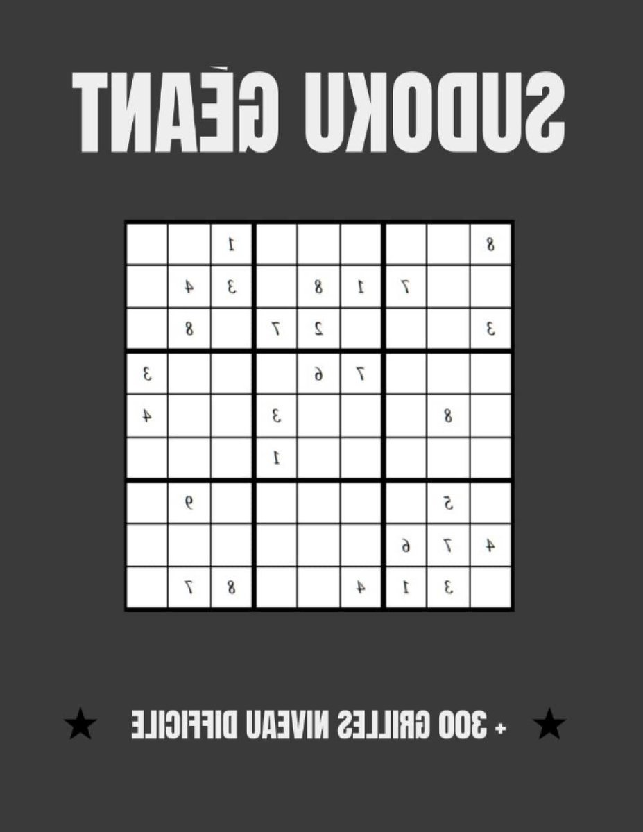Sudoku Boek - Puzzelboek - Hersenen Trainen - 320 Moeilijke Grilles - Groot Formaat - Zwart