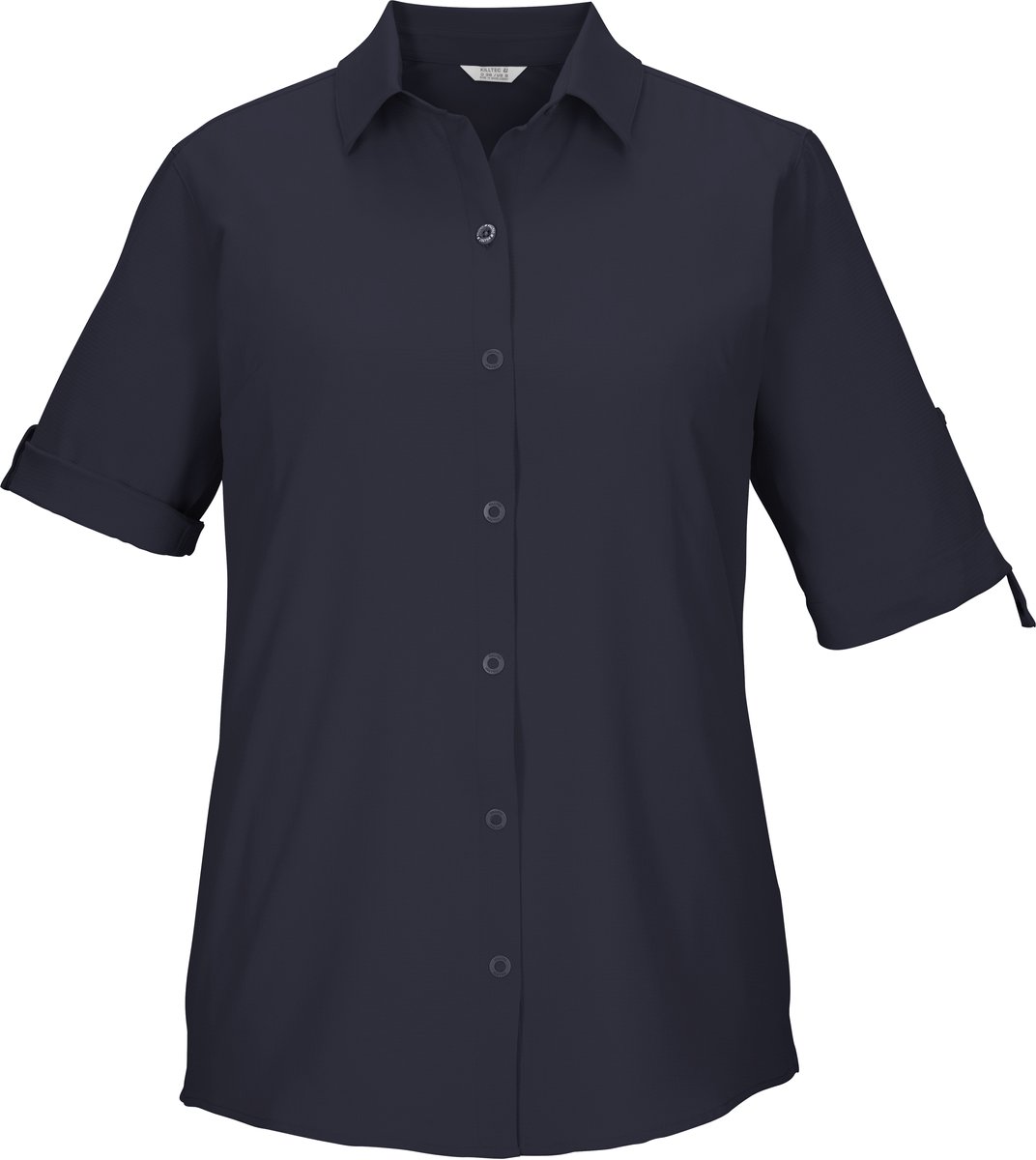 Killtec KOS 85 Women Woven Shirt Blouse met korte mouwen Dames Night Blauw