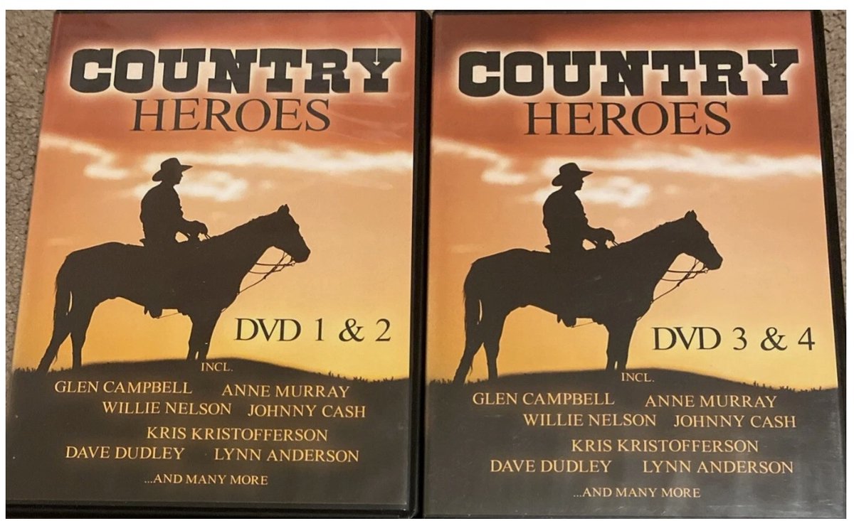 Country Heroes dvd 1 t/m 4