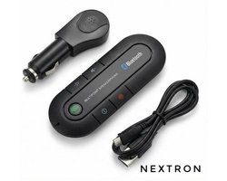 Nextron - handsfree Bluetooth Carkit auto telefoon| Car Kit | Handsfree bellen in de Auto audio connect smartphone