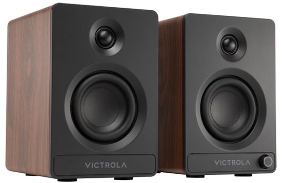 Victrola Tempo Zwart - Bluetooth Boekenplank Speakers, 80W RMS — afbeelding 3