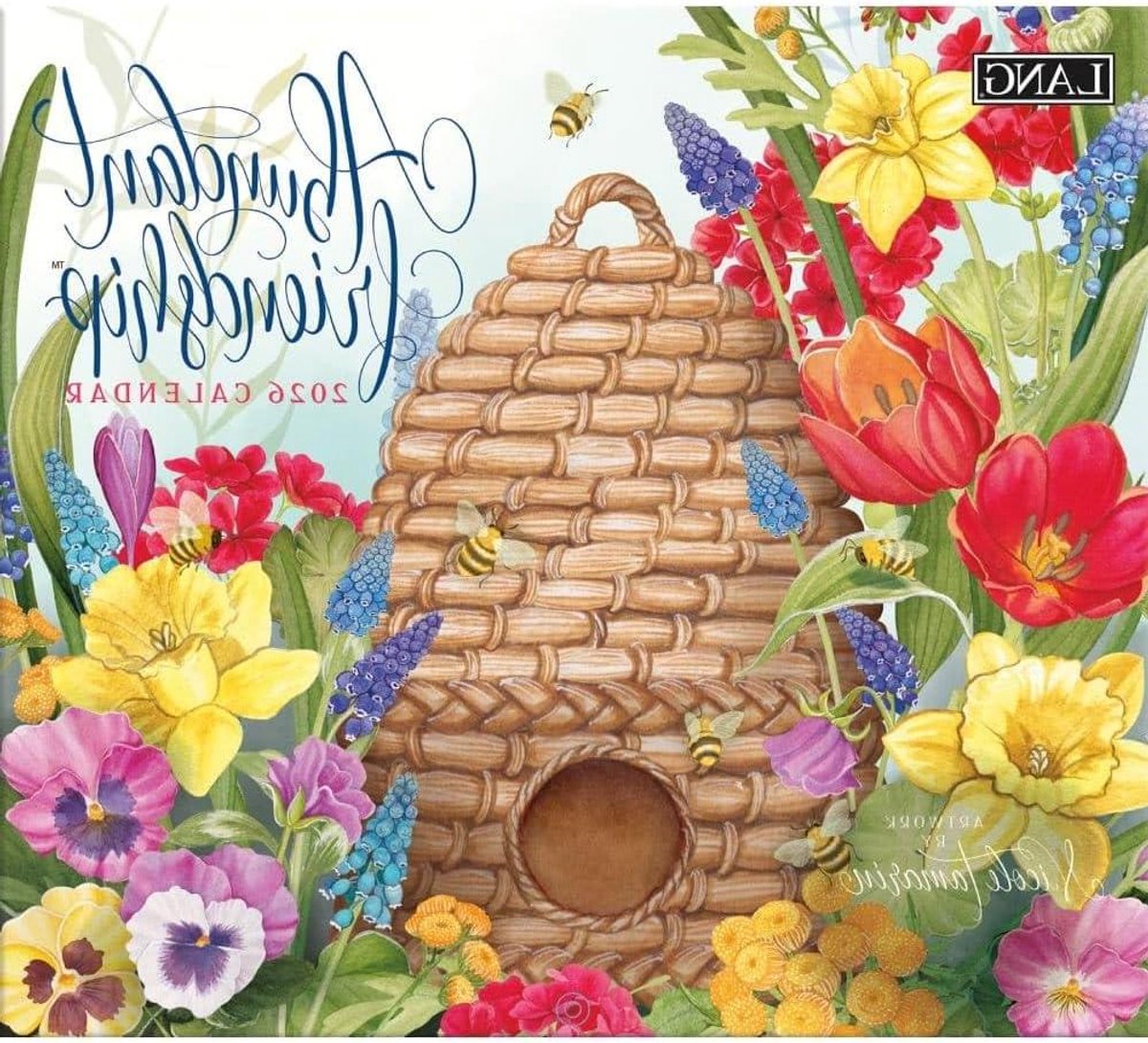 Wandkalender 2026 - Jaarkalender Planners - Activiteiten Plannen - Maandelijkse Kunstwerken - 31.8 x 31.8 cm - Multicolor