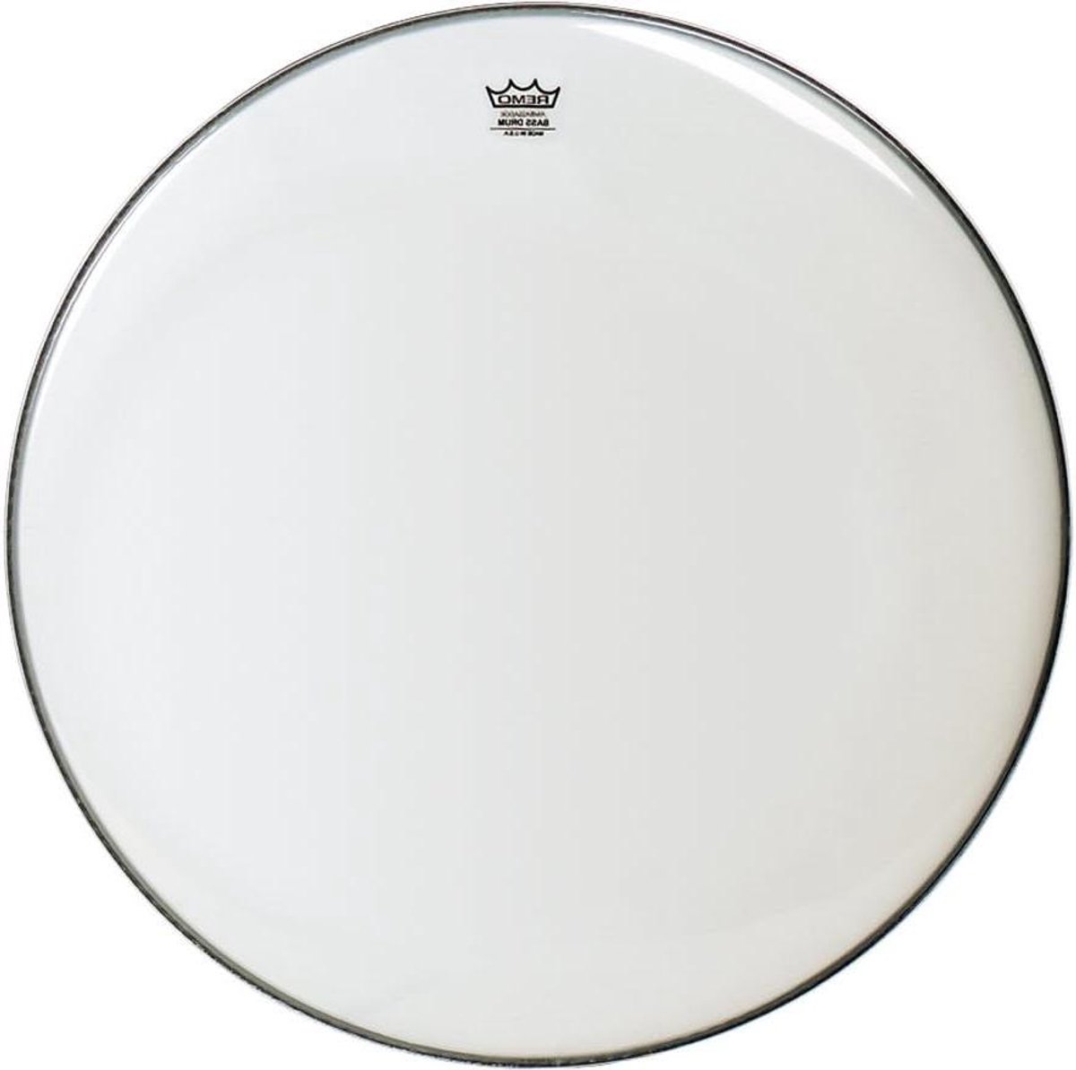 Bassdrum Kop - Trommelkop - Muziek Maken - Eenlaags Mylar - 66 cm - Wit
