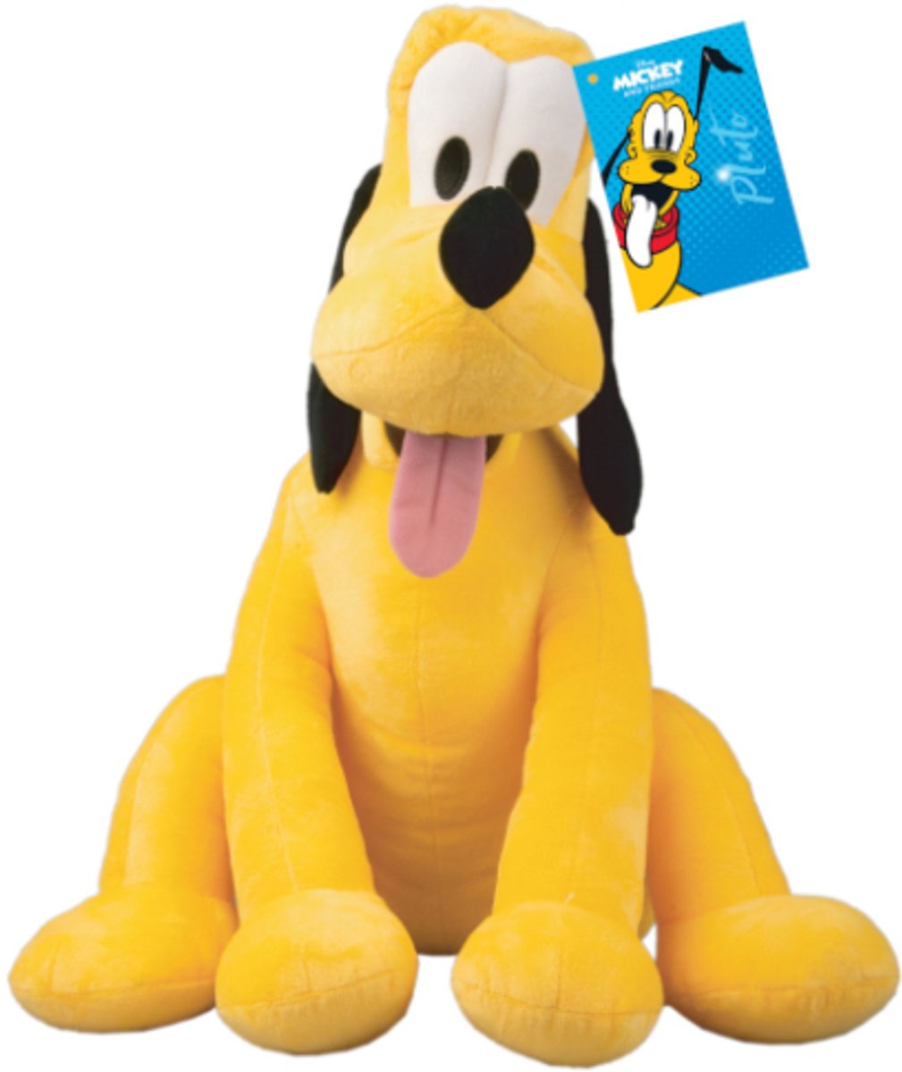 Pluto - Disney Pluche Knuffel met Geluid 24 cm - Speelgoed Knuffels voor Kinderen Jongens Meisjes - Mickey Mouse / Donald Duck