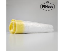 Transparante Vuilniszakken 55 Liter | 10 rollen à 12 zakken - Trekband | HDPE-plastic | T20 | 60x75 cm - Trekbandzakken 60L, Trekbandzak PMD, Doorzichtige zakken 60L (06007501320)