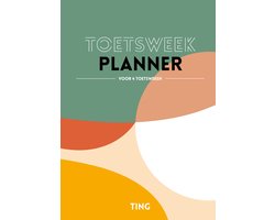 TING Toetsweekplanner – Praktische toetsweek planner voor middelbare scholieren |vmbo, havo, vwo | en voor studenten mbo. Voor 4 toetsweken. Weekplanner – planner – toetsplanner – middelbare school – studieplanner toetsweek planner