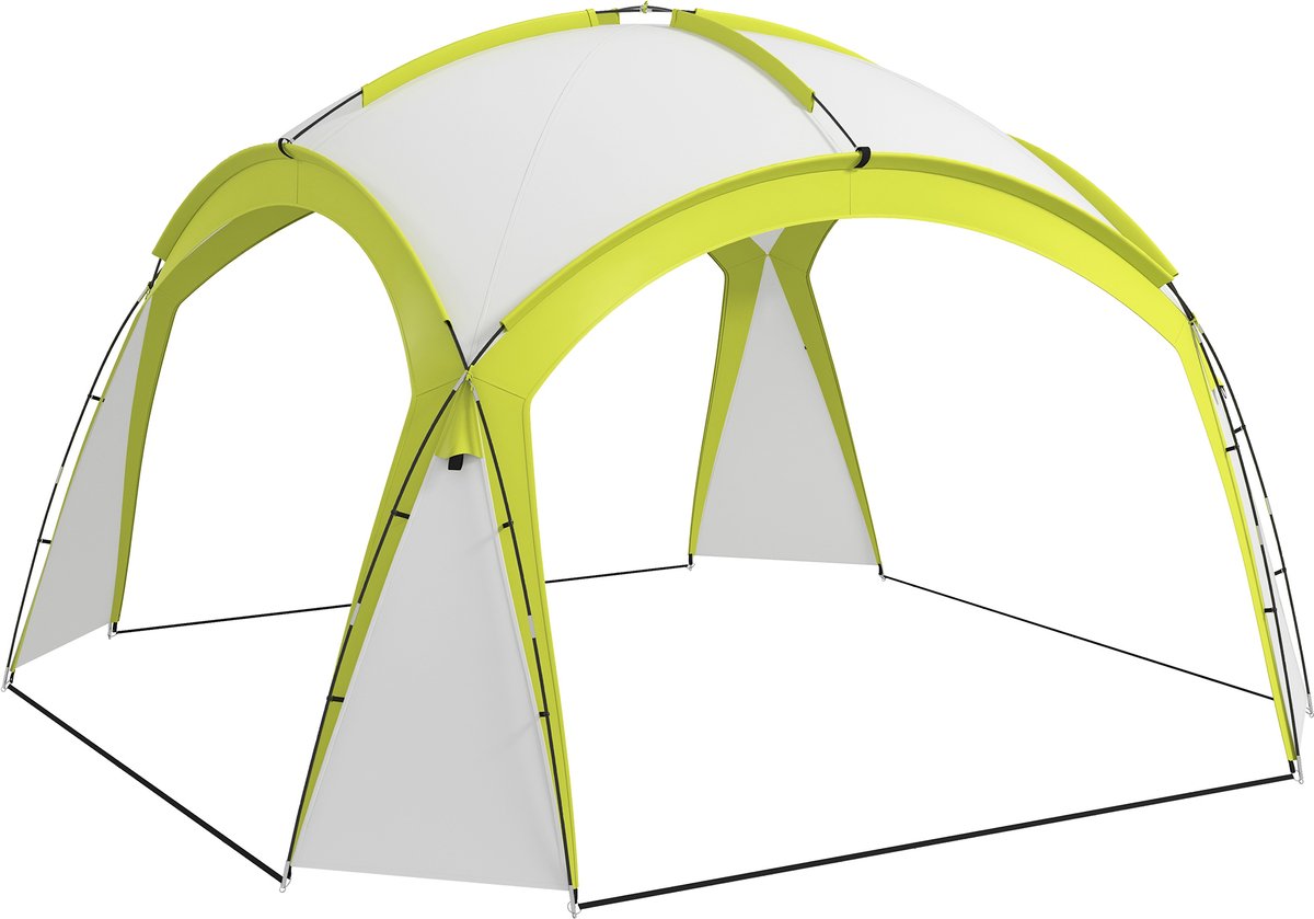 Bol.com 4goodz Event Shelter 3,5x3,5m Paviljoen Winterbestendig - Partytent Groen aanbieding
