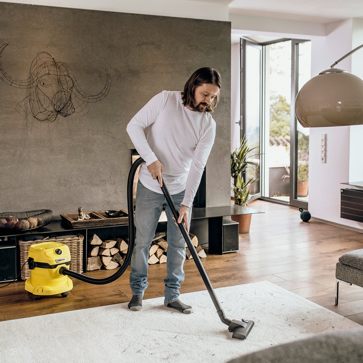 Kärcher WD 2 Plus V-12/4/18 Nat-en Droogzuiger - 1000 W - 12 liter - Schuimfilter - Stofzuiger geschikt voor auto - garage — afbeelding 6