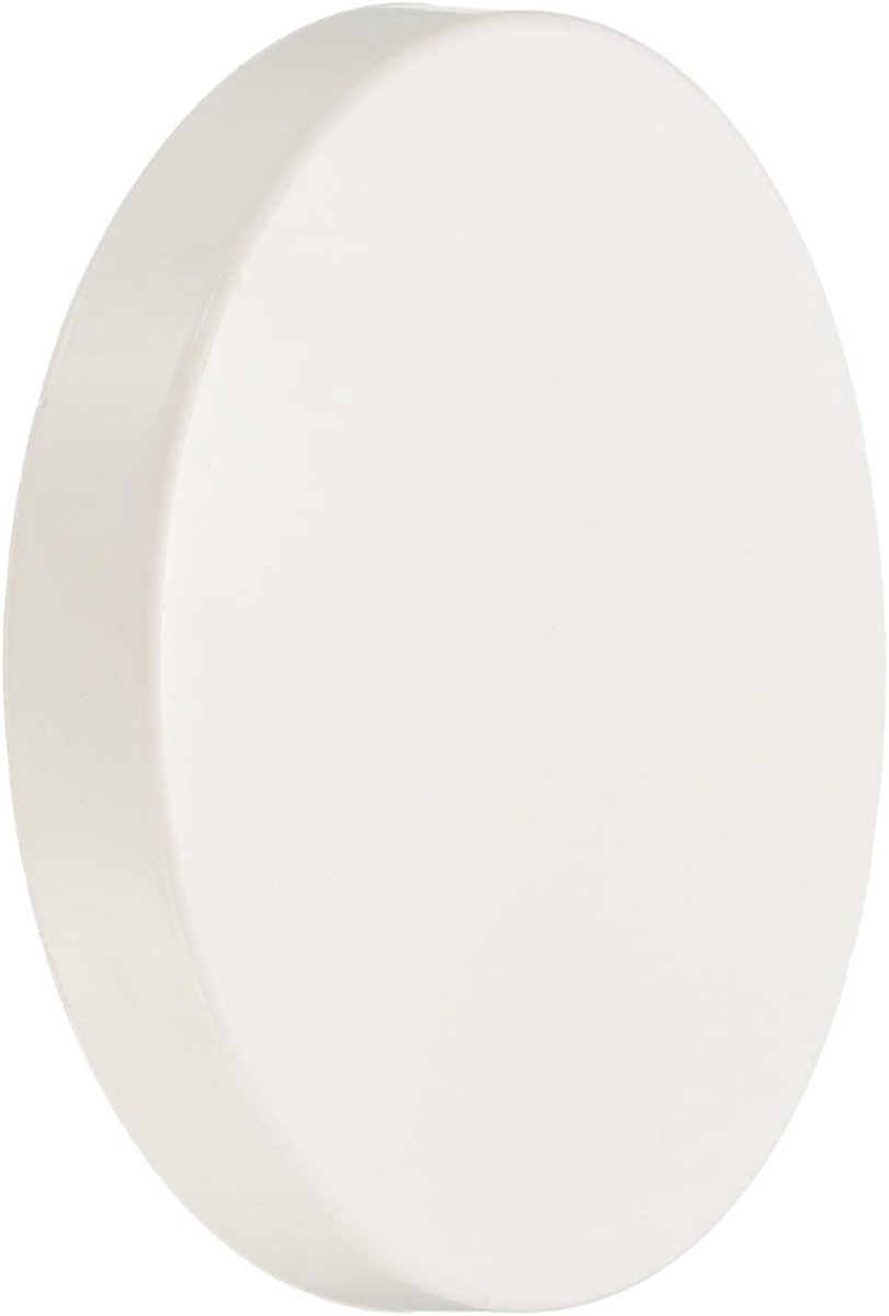 Eindkap voor PVC Ronde Buis, Vervangende Eindkap voor Tuinirrigatie en Watersystemen (Wit, voor 160mm ID)