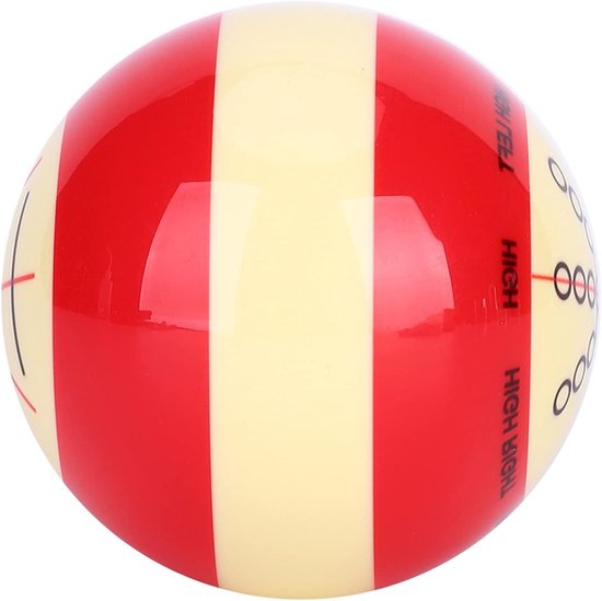 Dailygoods - Biljartkeu Bal - Snooker Keu Training - Slijtvaste Pool Bal - Hars Accessoire - Biljartbenodigdheden - Geschikt voor Snooker en Pool van Dailygoods — afbeelding 5