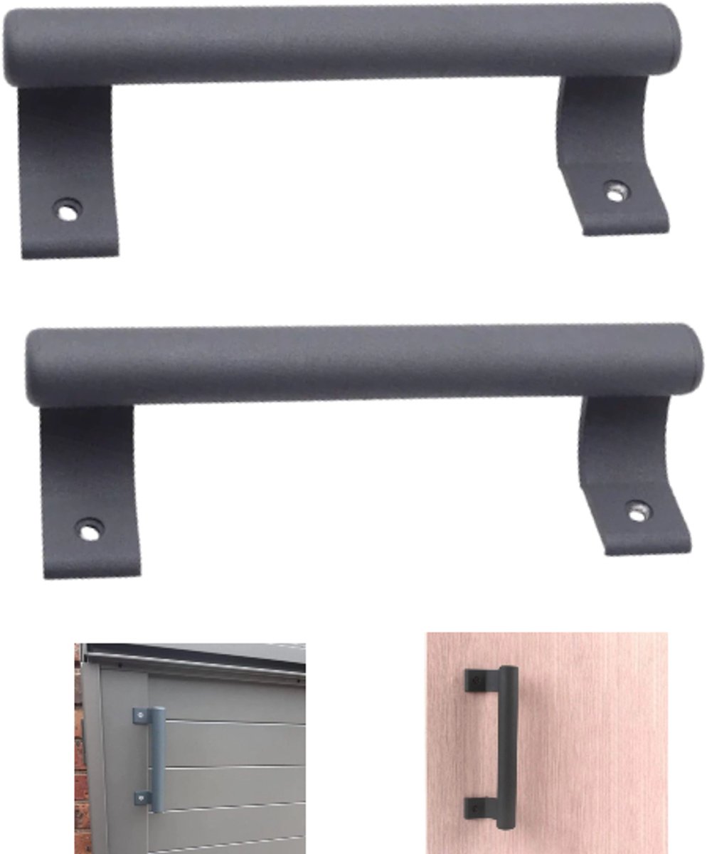 2 stuks - Schuifdeurgrepen - Metalen grepen - Grepen voor glazen balkondeuren - Grepen voo