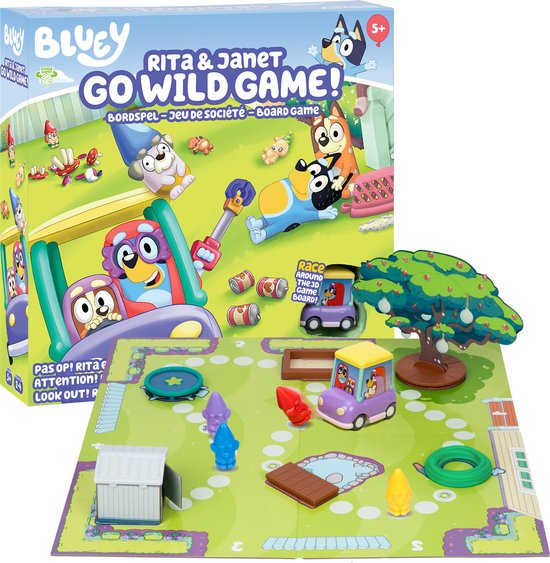 BLUEY - Rita & Janet Go Wild Game - Bordspel