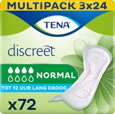 TENA Discreet Normal - verbanden voor matig urineverlies - 72 stuks