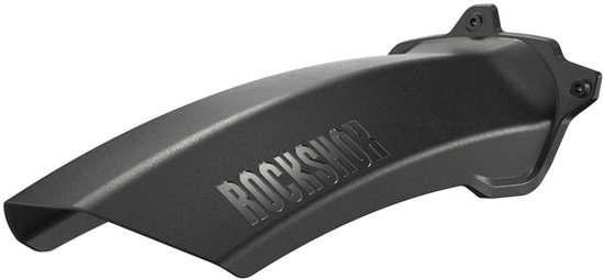 Zwart RockShox spatbord met 3 bouten voor 35 mm vorken.