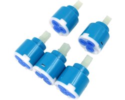 5 Delige Set Keramische Cartridges voor 35mm Mengkraan Binnenwerk