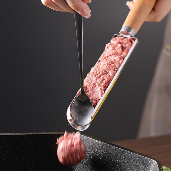 Gehaktbal Maker Tool - Easy Release Multifunctioneel, Gehaktbal Maker Keuken Tool - voor Vis Kip Garnalen Rijstkoks Beginners Professionals Huisvrouw van Merkloos — afbeelding 2