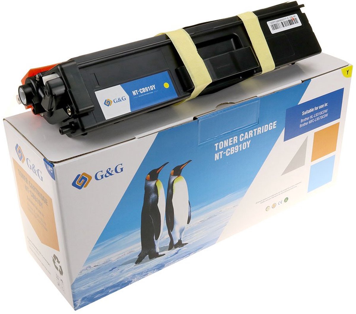 G&G 14191 tonercartridge 1 stuk(s) Compatibel Geel
