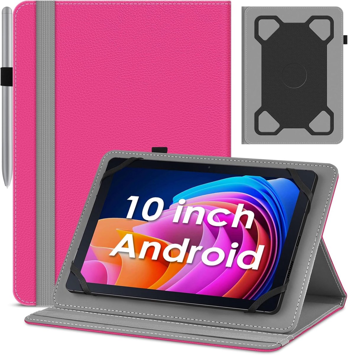 Universele Tablethoes - Beschermhoes Tablet - Dagelijks Gebruik - Voor Veel Modellen - 10 Inch - Roze