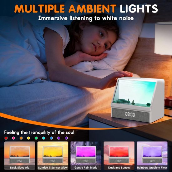 Digitale Wake-up Light met Zonsopgangsimulatie — afbeelding 3