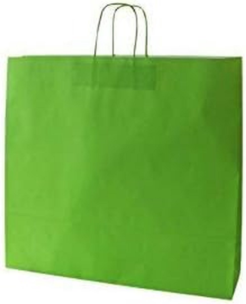 Extra Grote Papieren Draagtassen met Strikkoorden - 54x50 cm - 120 g/m²