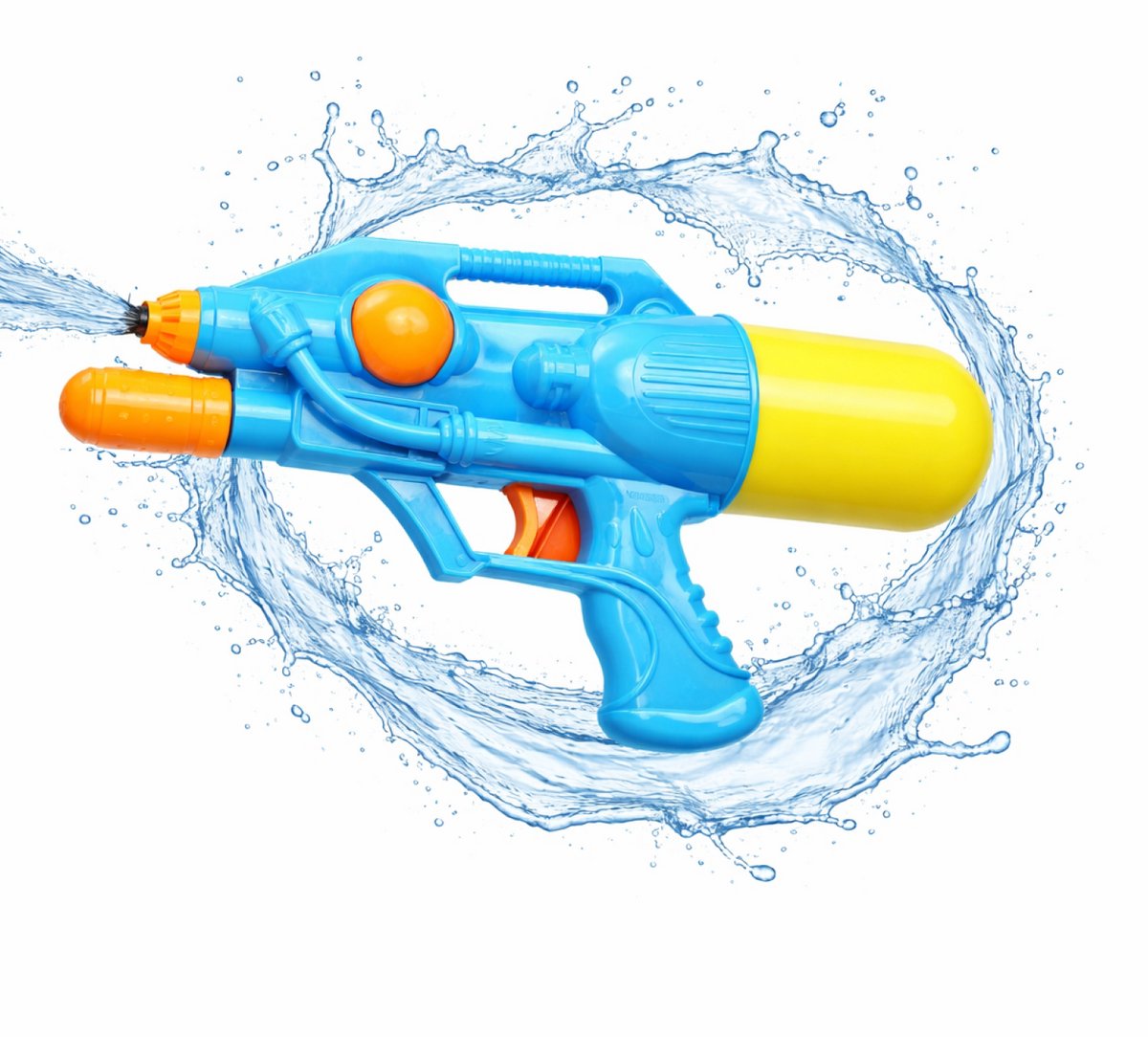 GAGATO - Waterpistool Blauw/Geel - Watergun - 200 ml inhoud - Zomer Water Speelgoed