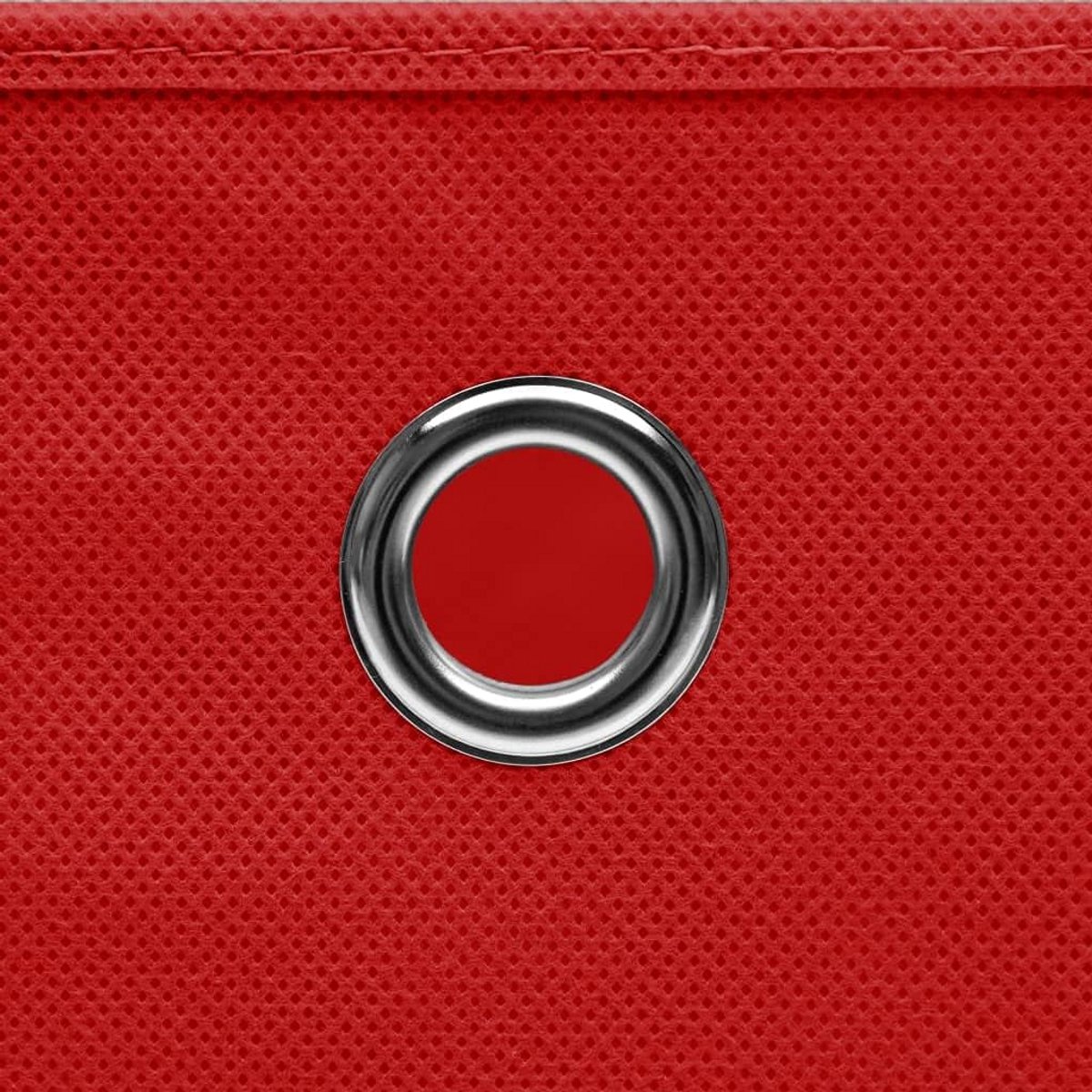Opbergboxen Set van 4 28x28x28 cm Vlies Rood
