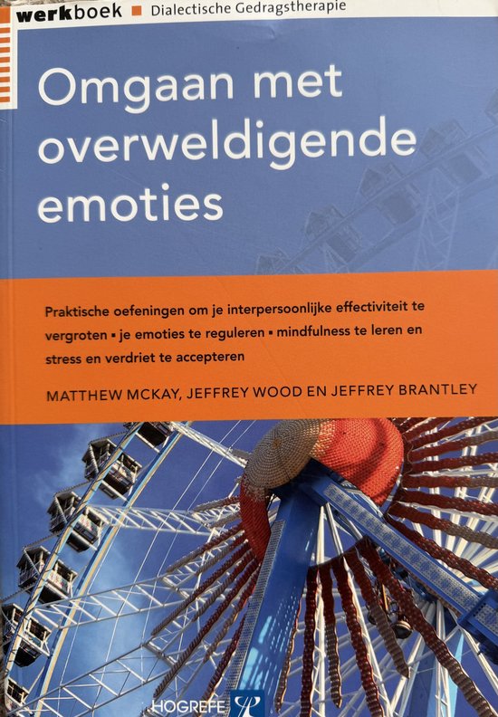 Omgaan met overweldigende emoties - cover